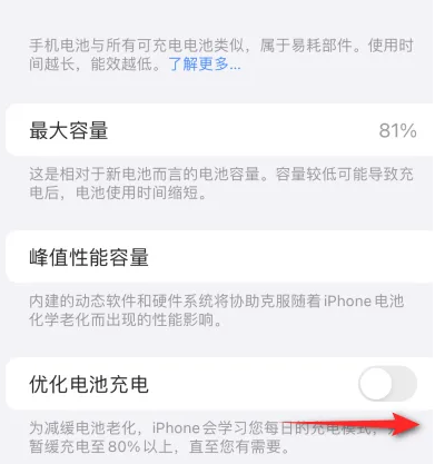 寿光苹果15维修分享iPhone15充电到80%就充不进电了怎么办 