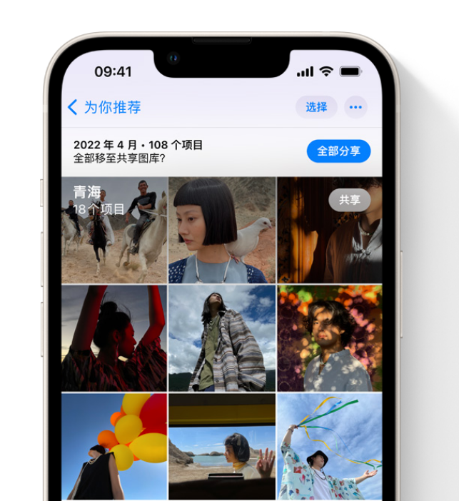 寿光苹果维修网点分享在 iPhone 上使用共享图库 