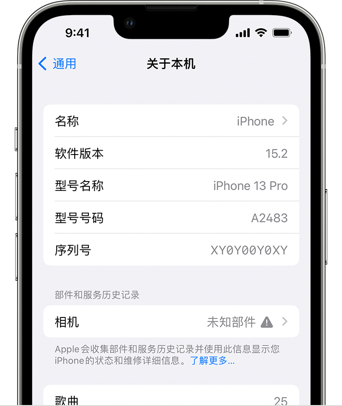 寿光苹果维修分享iPhone 出现提示相机“未知部件”是什么原因？ 