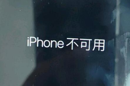 寿光苹果服务网点分享锁屏界面显示“iPhone 不可用”如何解决 