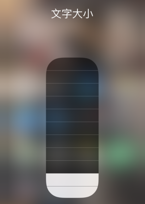 寿光苹果手机维修分享小技巧：在 iPhone 控制中心快速调节字体大小 